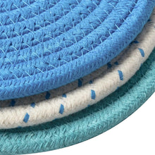 Load image into Gallery viewer, 3-Piece Set: 100% Pure Cotton Thread Weave Hot Pot Holders
