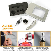 Load image into Gallery viewer, 3-Piece Set: Corkscrew Bottle Opener Set
