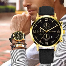 Load image into Gallery viewer, 3-Piece Set: Men's Casual Analog Watches

