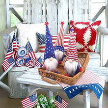 Load image into Gallery viewer, 3-Piece Set: Patriotic Gnome Plush Standing Statues
