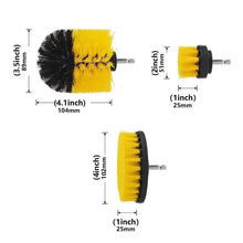 Load image into Gallery viewer, 3-Piece Set: Power Scrubber Wash Cleaning Brushes Tool Kit
