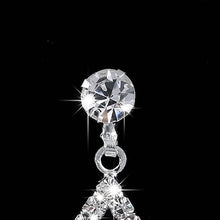 Load image into Gallery viewer, 3-Piece: Women's Diamond Cubic Zirconia Necklace Earrings Set

