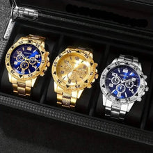 将图片加载到图库查看器，3-Pieces: Fashionable Men's Quartz Watch Set

