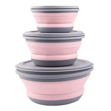 将图片加载到图库查看器，3-Pieces: Folding Camping Bowl Set
