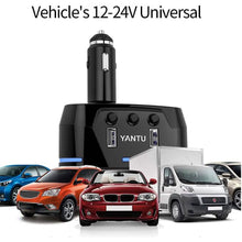 将图片加载到图库查看器，3 Socket Cigarette Lighter Splitter
