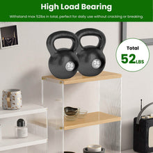 Load image into Gallery viewer, 3-Tier: Acrylic Countertop Organizer Bathroom Wood Counter Storage
