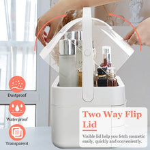 Load image into Gallery viewer, 3-Tier Makeup Organizers Cosmetic Storage Box with Dustproof Waterproof Lid
