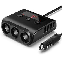 Load image into Gallery viewer, 3-Way Car Plug Charger Adapter
