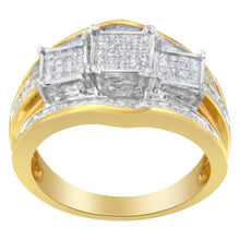 Load image into Gallery viewer, 10KT Two-Toned Gold Diamond Ring (1 cttw, H-I Color, SI1-SI2 Clarity)
