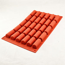 将图片加载到图库查看器，30 Holes Silicone Cake Mold Chocolate Cake Baking Decorating Tools Desserts Cakes Mould Candy Bakeware Molds Mini Cake Pan Candy Molds Break-Apart Silicone Chocolate Mold
