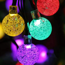 将图片加载到图库查看器，30 LED Solar String Ball Lights Outdoor Waterproof  Garden Decor
