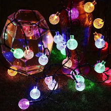 将图片加载到图库查看器，30 LED Solar String Ball Lights Outdoor Waterproof  Garden Decor
