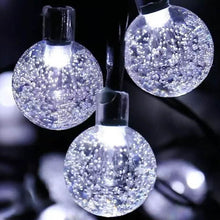 将图片加载到图库查看器，30 LED Solar String Ball Lights Outdoor Waterproof  Garden Decor
