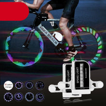 Load image into Gallery viewer, 30 Pattern Bike Lights LED Bicycle Decorative Lights Riding Cool Wheels Warning LED Waterproof Bicycle Spoke Tire Light Patterns Bicycle Rim Lights For Mountain Bike Road Bikes
