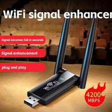 Load image into Gallery viewer, 300Mbps 2.4G USB-Wireless Wifi Signal Amplifier Repeater
