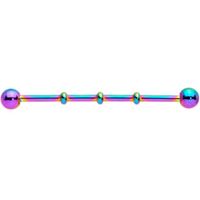 将图片加载到图库查看器，Ball Rainbow Anodized Titanium Industrial Project Bar 40mm

