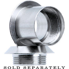 Load image into Gallery viewer, 00G Stainless Steel Screw Fit Tunnel Pair

