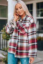 Load image into Gallery viewer, Classic Plaid Button Front Shirt Jacket with Breast Pockets Casual &amp; Minimalist Outerwear
