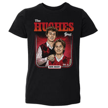 Load image into Gallery viewer, Luke Hughes &amp; Jack Hughes New Jersey Step Brothers WHT
