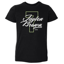 将图片加载到图库查看器，Jaylen Brown Boston Number Script WHT
