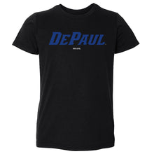 Load image into Gallery viewer, DePaul Blue Demons Wordmark Royal WHT
