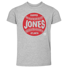 将图片加载到图库查看器，Chipper Jones Atlanta Baseball WHT
