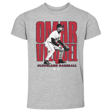 将图片加载到图库查看器，Omar Vizquel Cleveland Player Name WHT
