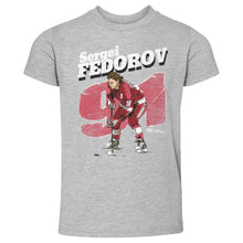 将图片加载到图库查看器，Sergei Fedorov Detroit Retro WHT
