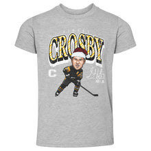 将图片加载到图库查看器，Sidney Crosby Pittsburgh Cartoon Santa Hat WHT
