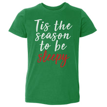 Load image into Gallery viewer, Christmas Tis The Season To Be Sleepy WHT
