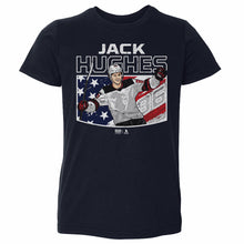 Load image into Gallery viewer, Jack Hughes New Jersey American Flag WHT
