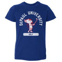 将图片加载到图库查看器，DePaul Blue Demons Mascot Golf WHT
