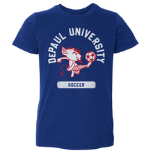 Load image into Gallery viewer, DePaul Blue Demons Mascot Soccer WHT
