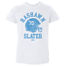 Load image into Gallery viewer, Rashawn Slater Los Angeles C Helmet Font
