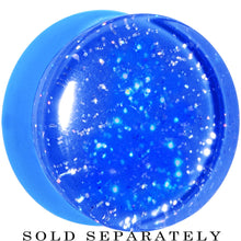 将图片加载到图库查看器，18mm Blue Neon Glitter Saddle Plug
