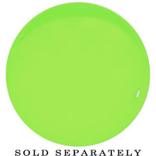 Load image into Gallery viewer, 18mm Green Neon Glitter Saddle Plug
