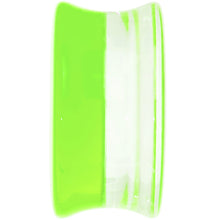 Load image into Gallery viewer, 18mm Green Neon Glitter Saddle Plug
