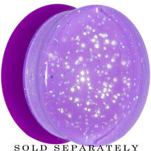 将图片加载到图库查看器，18mm Purple Neon Glitter Saddle Plug
