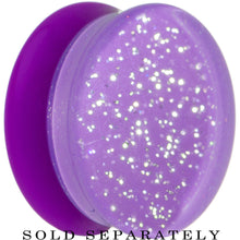 将图片加载到图库查看器，20mm Purple Neon Glitter Saddle Plug

