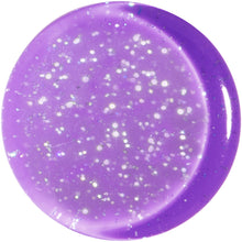 将图片加载到图库查看器，20mm Purple Neon Glitter Saddle Plug
