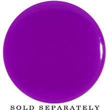 将图片加载到图库查看器，20mm Purple Neon Glitter Saddle Plug
