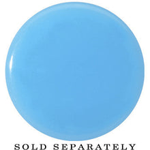 Load image into Gallery viewer, 24mm Blue Neon Glitter Saddle Plug
