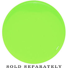 Load image into Gallery viewer, 24mm Green Neon Glitter Saddle Plug
