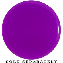 Load image into Gallery viewer, 26mm Purple Neon Glitter Saddle Plug
