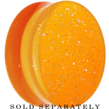 将图片加载到图库查看器，28mm Orange Neon Glitter Saddle Plug
