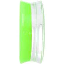 将图片加载到图库查看器，30mm Green Neon Glitter Saddle Plug
