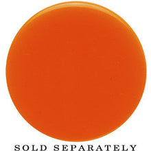 Load image into Gallery viewer, 30mm Orange Neon Glitter Saddle Plug
