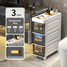 Load image into Gallery viewer, Slimline Multi-Drawer Storage Cabinet – 3, 4, or 6 Layer
