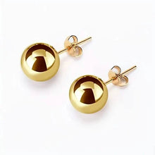 Load image into Gallery viewer, Stainless Steel Hypoallergenic Ball Shaped Stud Earrings
