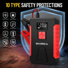 将图片加载到图库查看器，Portable Car Jump Starter with Air Compressor
